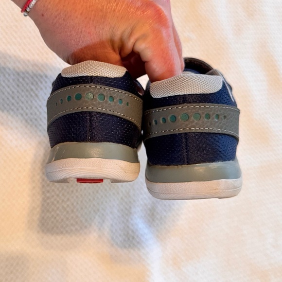 SEE KAI RUN Ryder FlexiRun Blue & Grey Toddler Kids Sneakers Velcro Tennis Shoes - Picture 11 of 16